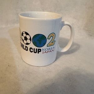 2002 World Cup Korea Japan Mug AUTHENTIC Gently used Printed ceramic